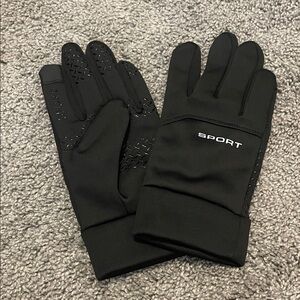 Black Sport Gloves